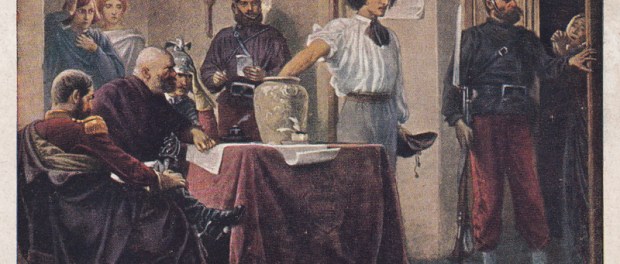 Artur Grottger, Losowanie rekrutów