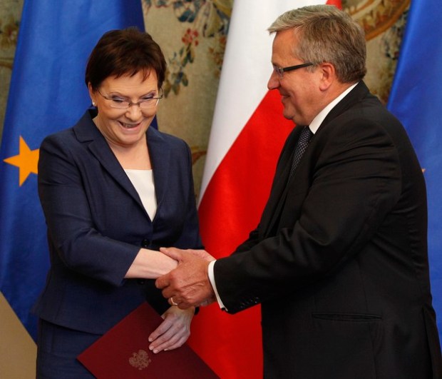Bronislaw Komorowski ,Ewa Kopacz